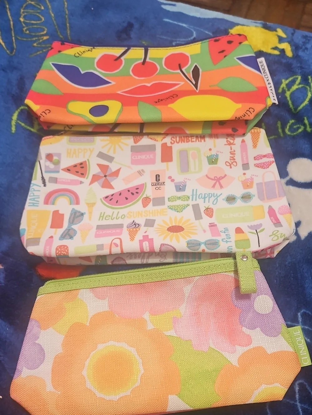 3 Clinique Makeup Pouches